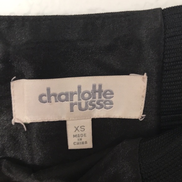🖤CHARLOTTE RUSSE BLACK MID LENGTH SKIRT SIZE XS NWOT EXCELLENT CONDITION! - Picture 3 of 8